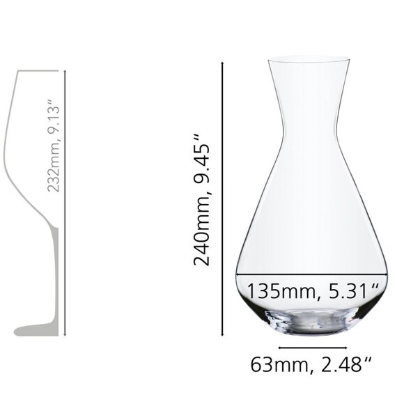 Spiegelau Wine Decanter Carafe Glass, 1L - Picture 5 of 5
